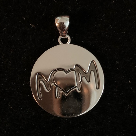 Jewelry - (“MoM”)Pendant Necklace Sterling Silver
